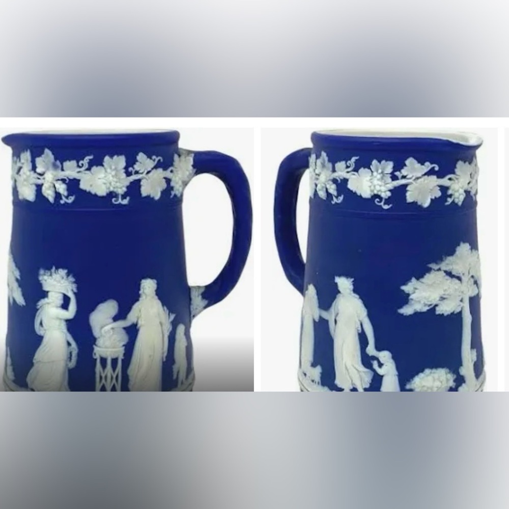 Wedgewood cobalt blue small creamer 4 1/2 “
